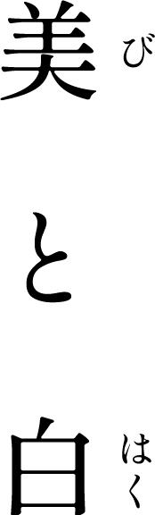 美　と　白